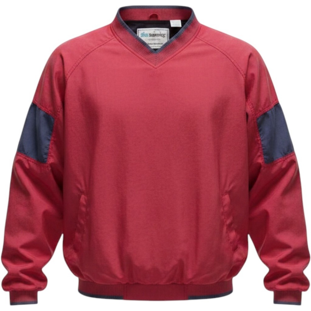 Windshirt‎ Jacket  Red Gore Windstopper 90s Pullover Windbreaker Vintage